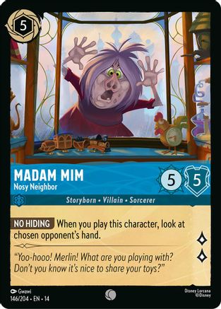 Madam Mim - Nosy Neighbor (146/204) - Hyperia City Cold Foil