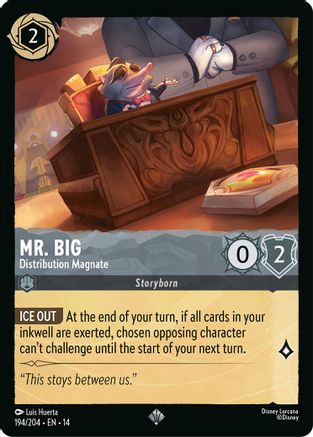 Mr. Big - Distribution Magnate (194/204) - Hyperia City Cold Foil