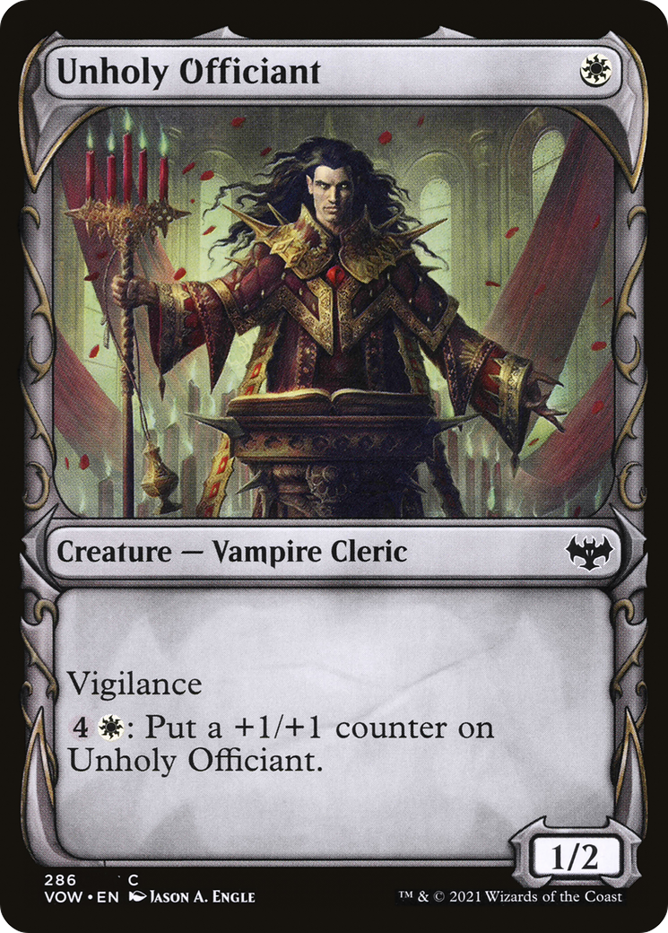 Unholy Officiant (VOW-286) - Innistrad: Crimson Vow: (Showcase)