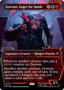 Gowron, Eager for Battle (Showcase) (TRK-433) - Star Trek Foil