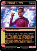 Q, Stacking the Deck (Showcase) (TRK-383) - Star Trek Foil