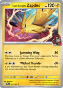 Team Rocket's Zapdos 070/182  Deck Exclusives - Rare