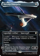 Starship Enterprise (Borderless) (TRC-211) - Commander: Star Trek Foil