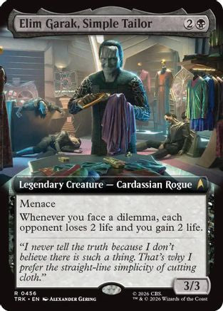 Elim Garak, Simple Tailor (Extended Art) (TRK-456) - Star Trek