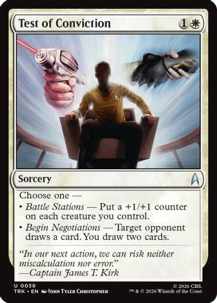 Test of Conviction (TRK-039) - Star Trek Foil