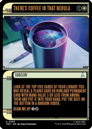 There's Coffee in that Nebula (Showcase) (TRK-369) - Star Trek