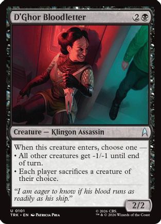 D'Ghor Bloodletter (TRK-101) - Star Trek