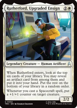 Rutherford, Upgraded Ensign (TRK-032) - Star Trek Foil