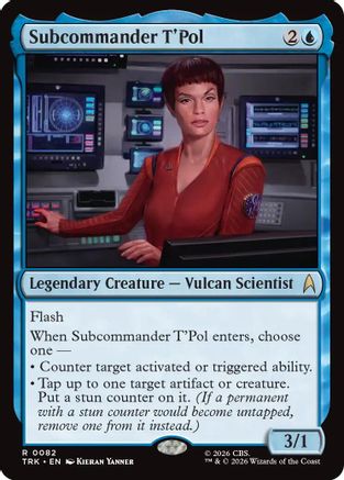 Subcommander T'Pol (TRK-082) - Star Trek Foil