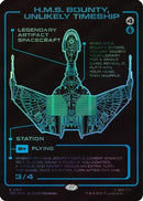 H.M.S. Bounty, Unlikely Timeship (Showcase) (Surge Foil) (TRK-551) - Star Trek Foil