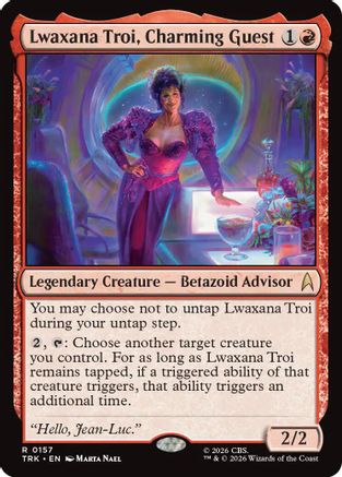 Lwaxana Troi, Charming Guest (TRK-157) - Star Trek