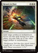 Return to Dust (Surge Foil) (TRC-427) - Commander: Star Trek Foil