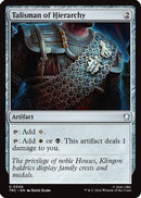 Talisman of Hierarchy (Surge Foil) (TRC-506) - Commander: Star Trek Foil