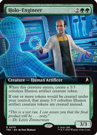 Holo-Engineer (Extended Art) (TRK-470) - Star Trek