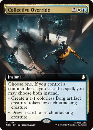 Collective Override (Extended Art) (TRC-316) - Commander: Star Trek