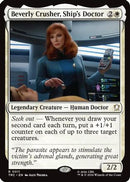 Beverly Crusher, Ship's Doctor (Surge Foil) (TRC-011) - Commander: Star Trek Foil