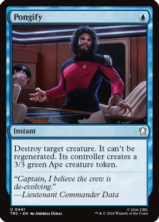 Pongify (Surge Foil) (TRC-441) - Commander: Star Trek Foil