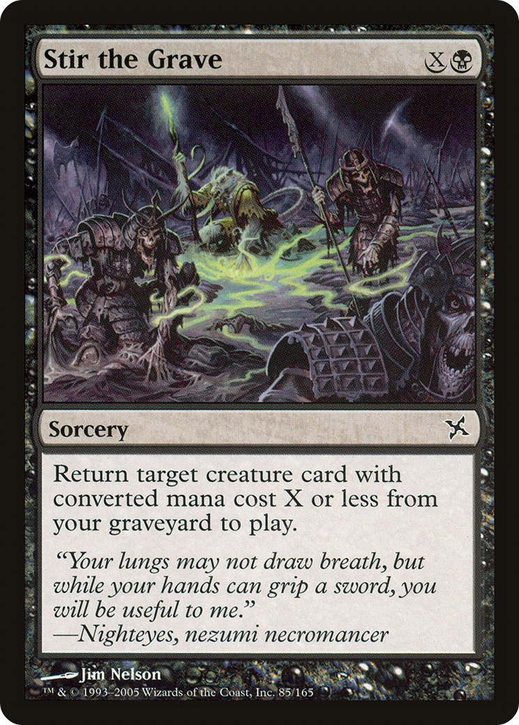 Stir the Grave (BOK-085) - Betrayers of Kamigawa Foil