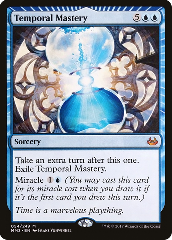 Temporal Mastery (MM3-054) - Modern Masters 2017: (miracle)