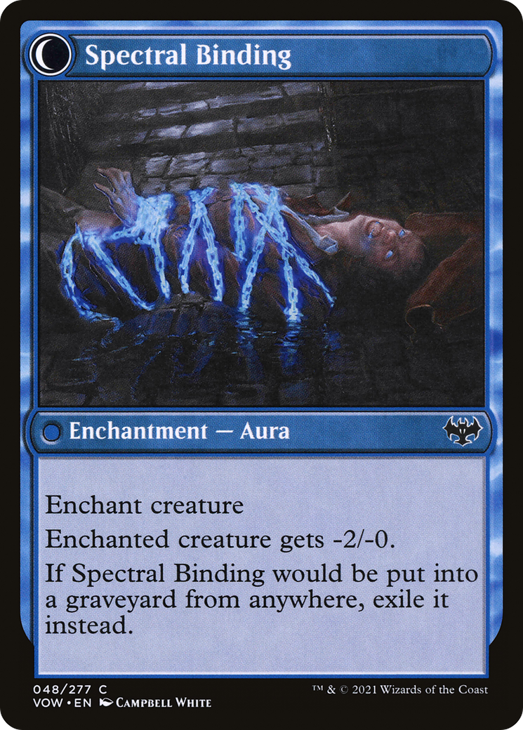 Binding Geist // Spectral Binding (VOW-048) - Innistrad: Crimson Vow: (Double Faced Transform)