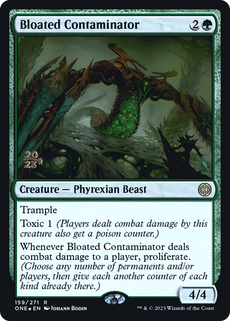 Bloated Contaminator (PRE-159S) - Phyrexia: All Will Be One Promos Foil