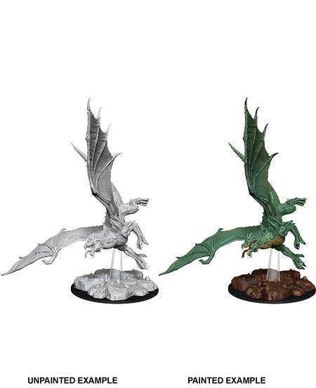D&D Mini Young Green Dragon