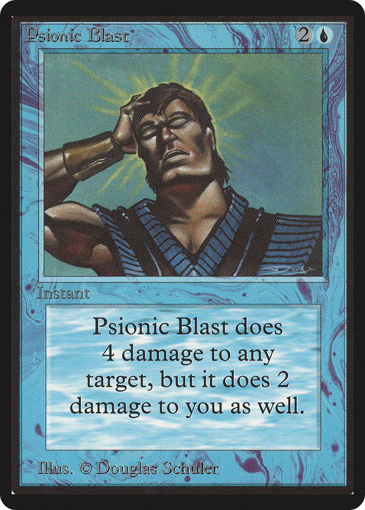Psionic Blast (LEB-075) - Limited Edition Beta