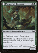 Weaver of Blossoms // Blossom-Clad Werewolf (VOW-226) - Innistrad: Crimson Vow: (Double Faced Transform)