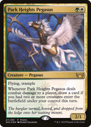Park Heights Pegasus (MEDIA-211★) - Streets of New Capenna Promos Foil