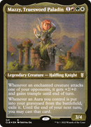 Mazzy, Truesword Paladin (CLB-541) - Commander Legends: Battle for Baldur's Gate Etched Foil