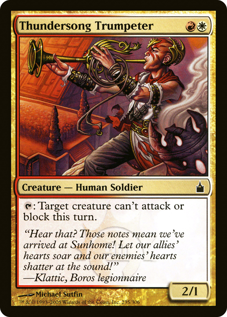 Thundersong Trumpeter (RAV-235) - Ravnica: City of Guilds