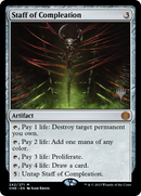 Staff of Compleation (PPONE-242P) - Phyrexia: All Will Be One Promos