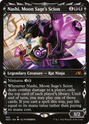Nashi, Moon Sage's Scion (NEO-343) - Kamigawa: Neon Dynasty: (Showcase) Foil