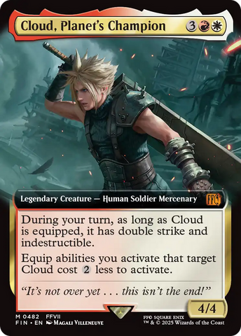Cloud, Planet's Champion (FIN-482) - FINAL FANTASY: (Extended Art)