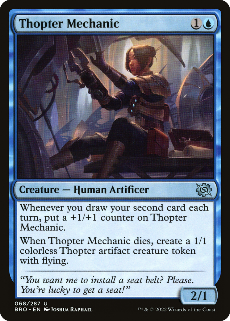 Thopter Mechanic (BRO-068) - The Brothers' War