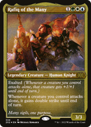 Rafiq of the Many (2X2-534) - Double Masters 2022 Etched Foil
