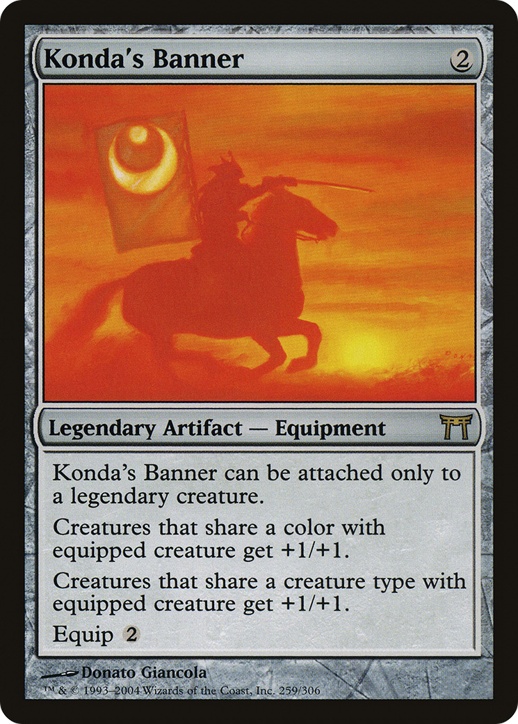 Konda's Banner (CHK-259) - Champions of Kamigawa