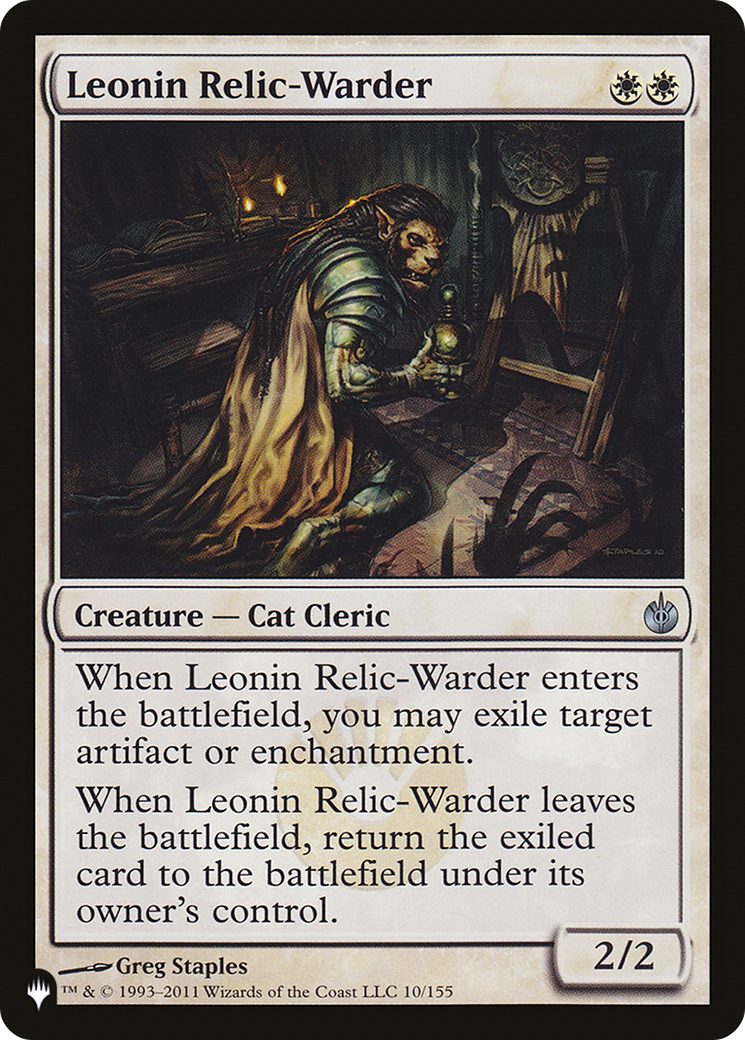 Leonin Relic-Warder (LIST-MBS-10) - The List