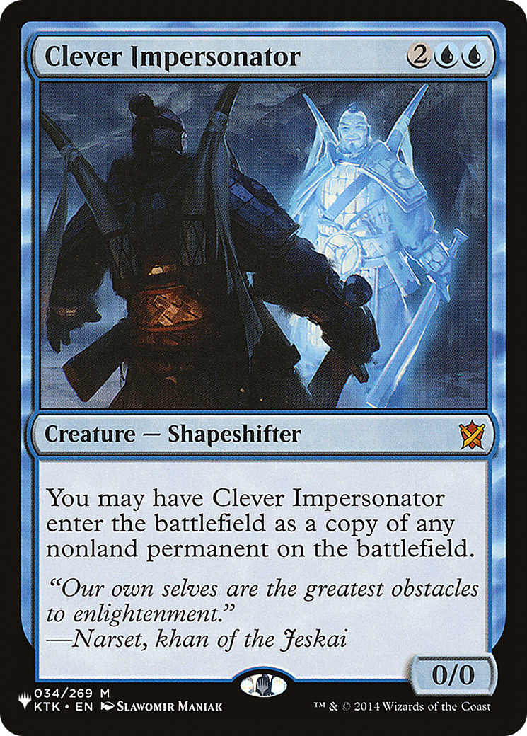 Clever Impersonator (LIST-KTK-34) - The List