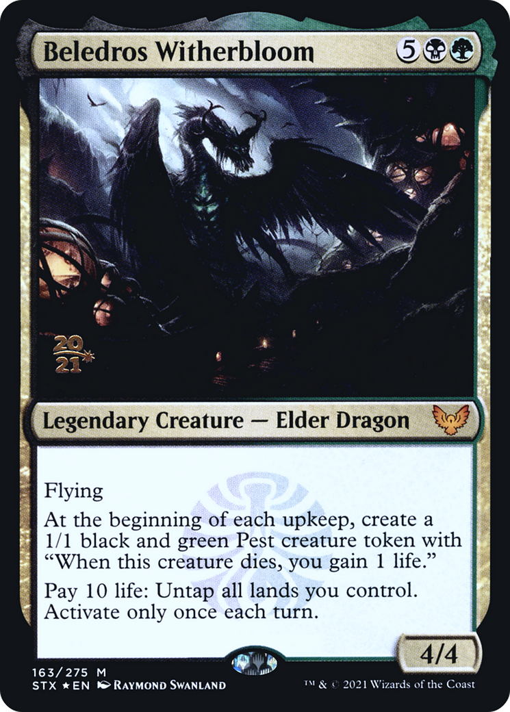 Beledros Witherbloom (PRE-163) - Strixhaven: School of Mages Promos Foil