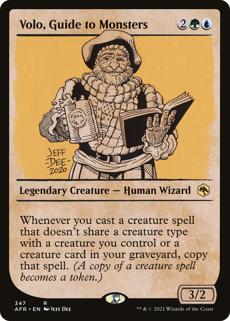 Volo, Guide to Monsters (AFR-347) - Adventures in the Forgotten Realms: (Showcase) Foil