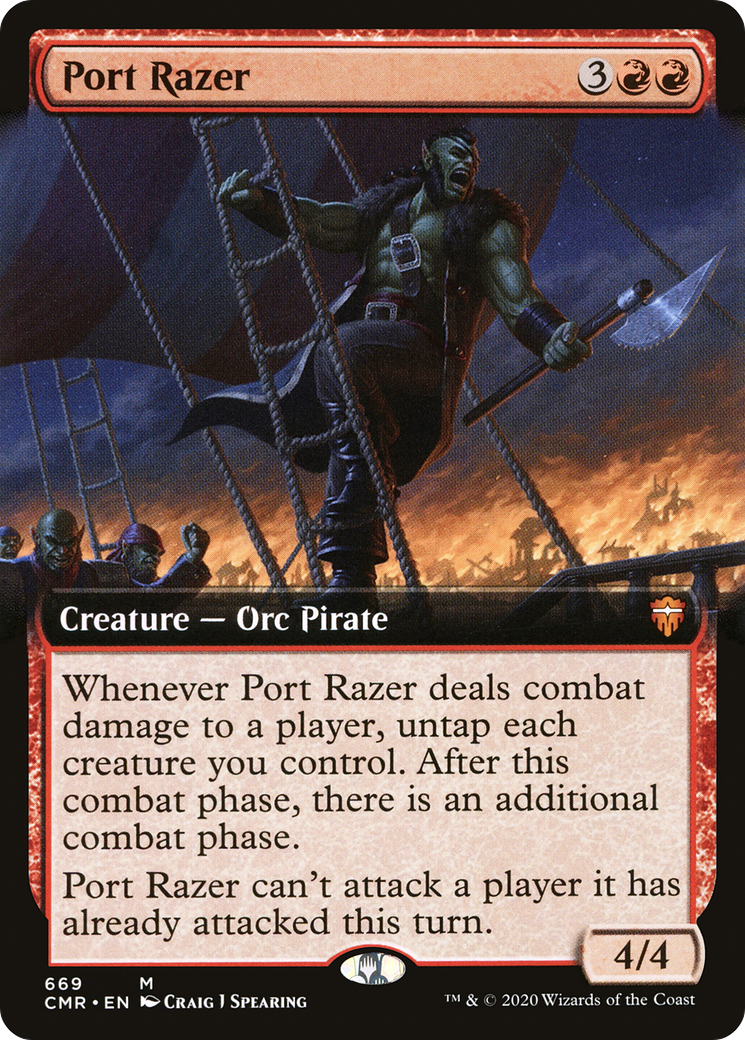 Port Razer (CMR-669) - Commander Legends: (Extended Art) Foil