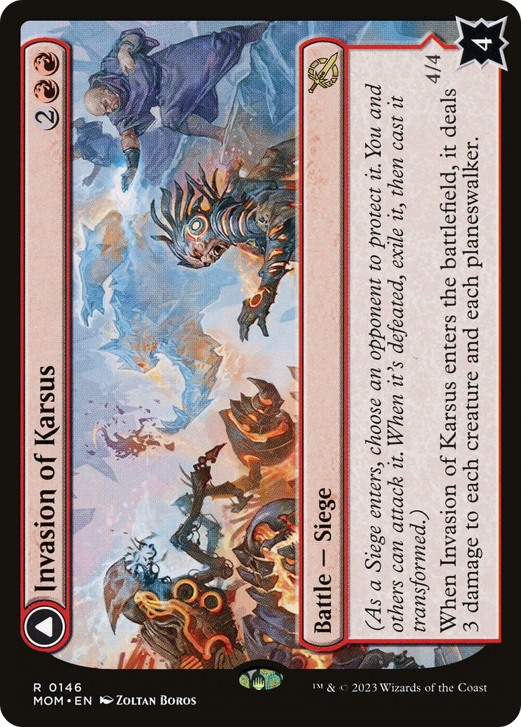 Invasion of Karsus // Refraction Elemental (MOM-146) - March of the Machine Foil