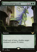 Exponential Growth (STX-318) - Strixhaven: School of Mages: (Extended Art)