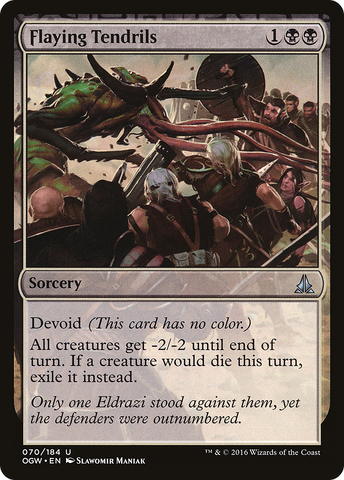 Flaying Tendrils (OGW-070) - Oath of the Gatewatch: (devoid)