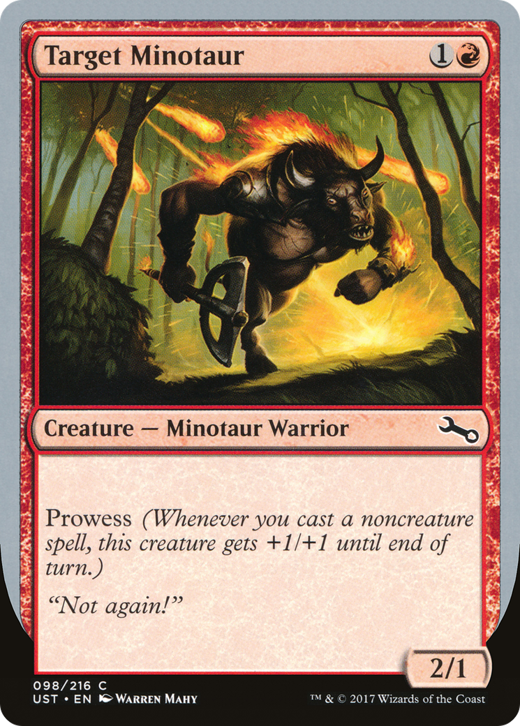 Target Minotaur (UST-098) - Unstable