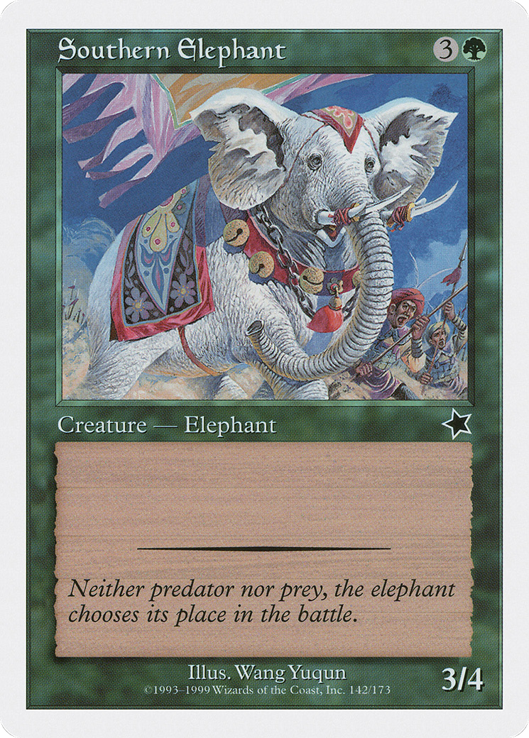 Southern Elephant (S99-142) - Starter 1999