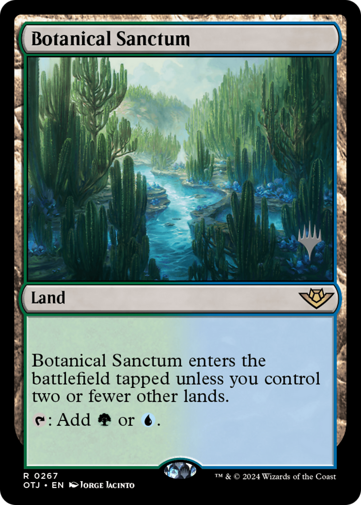 Botanical Sanctum (PPOTJ-267) - Outlaws of Thunder Junction Promos Foil