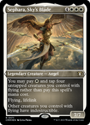 Sephara, Sky's Blade (CMM-471) - Commander Masters Etched Foil