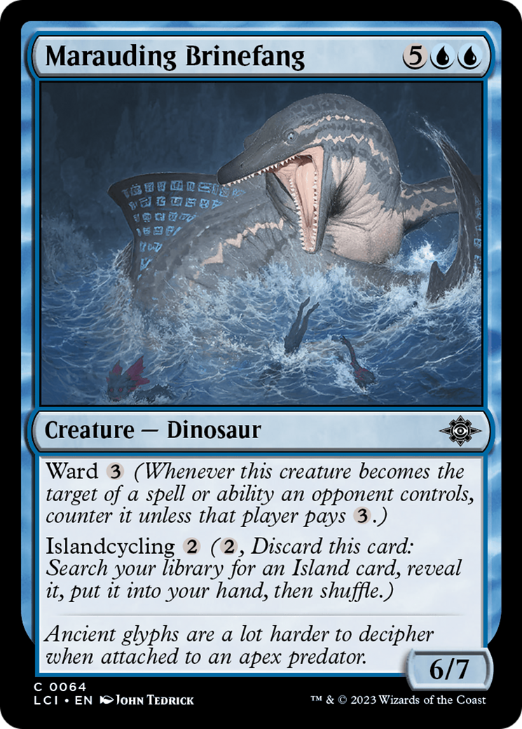 Marauding Brinefang (LCI-064) - The Lost Caverns of Ixalan Foil